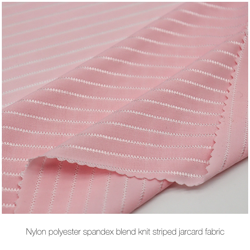Nylon polyester spandex blend knit jarcard fabric